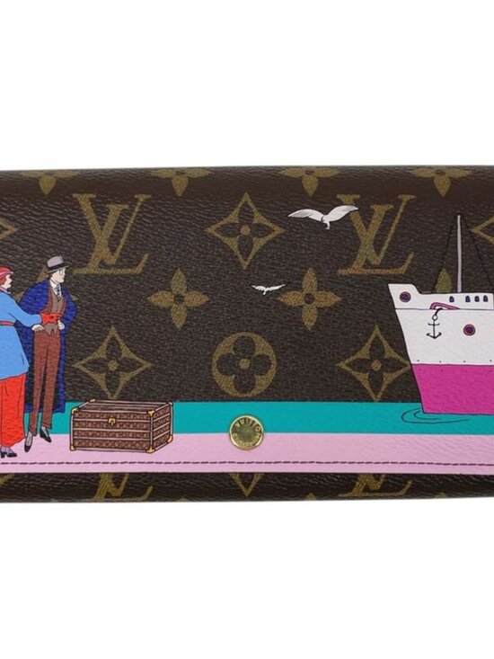Louis Vuitton Handbags - Louis Vuitton Portefeuille Sarah Bill Purse Coin Wallet Monogram Brown
